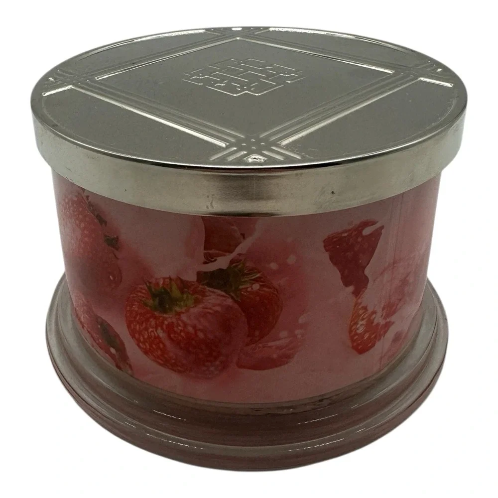 Homeworx By Harry Slatkin 4 Wick‎ 18 Oz candle STRAWBERRY MILKSHAKE